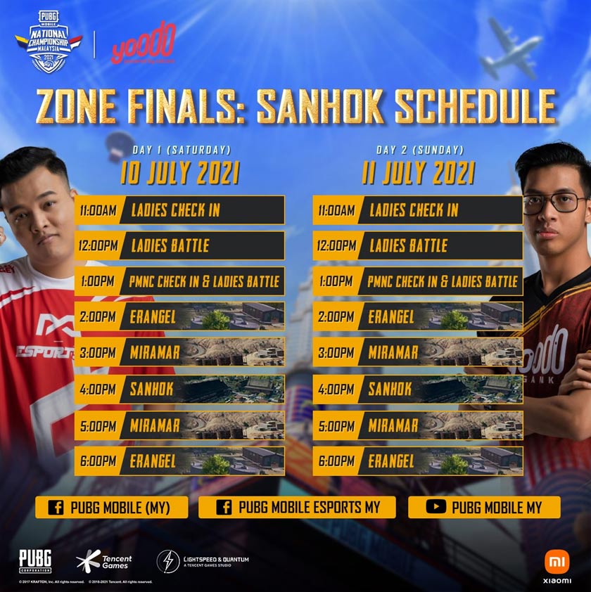 PMNC 2021 Sanhok Zone Finals – Solo/Squad & Ladies Finals