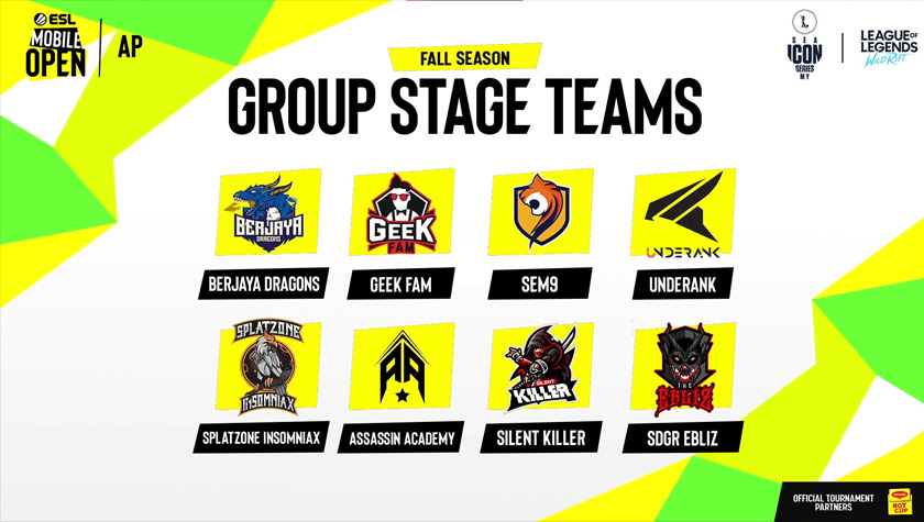 ESL Mobile Open: Wild Rift ICON Series MY – Fall Season