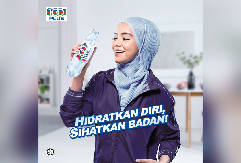 Kekal hidrat semasa pandemik dengan minuman isotonik 100PLUS. - Foto 100PLUS