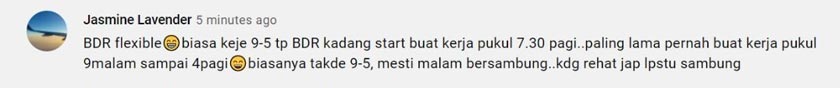 Ada juga yang bekerja hingga 18 jam sehari di BDR