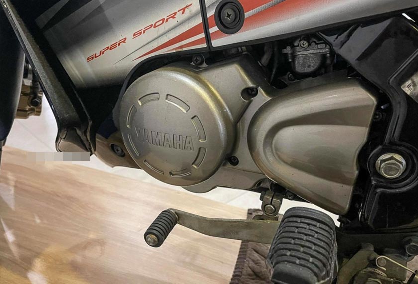 Bahagian enjin yang masih dijaga dengan rapi.