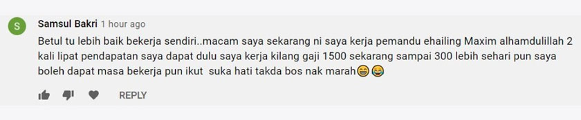 Mengubah kerjaya akhirnya memberi pendapatan yang lebih lumayan daripada makan gaji