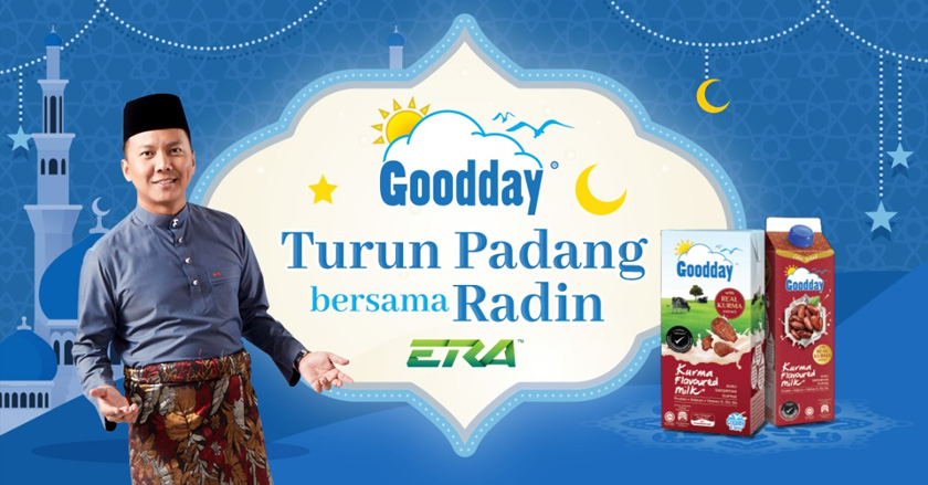 Kempen Goodday Turun Padang bersama Radin. - FOTO Susu Goodday