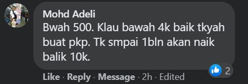 Kes jangkitan COVID-19 boleh mencecah 10,000 sehari jika kerajaan bertindak melonggarkan SOP secara melulu