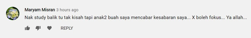 Kesabaran amat diperlukan ketika menjalani PdPR bersama anak-anak buah