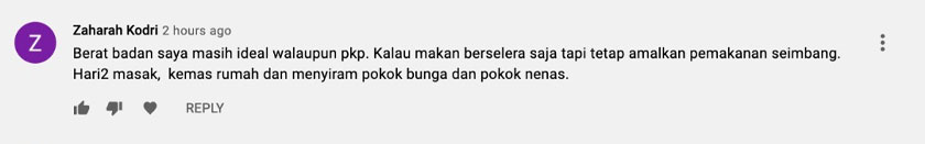 Ada yang berpendapat bahawa jika menjaga pemakanan dengan betul mampu mengelakkan diri dari kegemukan