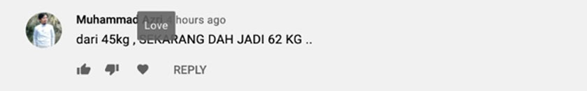 Muhammad Azri berkata berat badannya naik dengan drastik