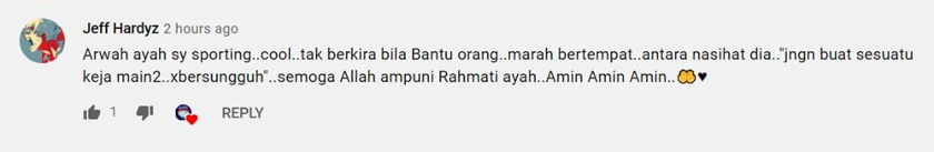 Pesanan arwah ayah ketika hidup akan dijadikan pegangan untuk menjalani masa depan