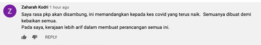 Kata Zaharah Kodri, jika PKP 3.0 disambung, ia adalah untuk kebaikan semua. 