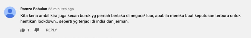 Kata Ramza Babulan, perlu diambil kira kesan buruk sebelum membuat keputusan.