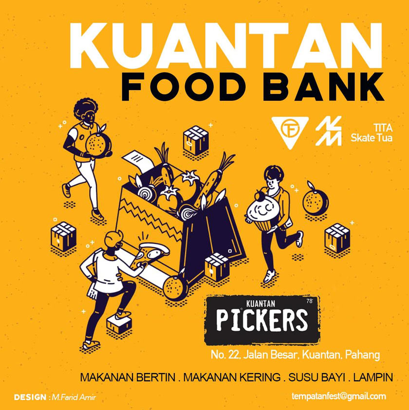 Tempatan Food Bank juga terdapat di Kuantan