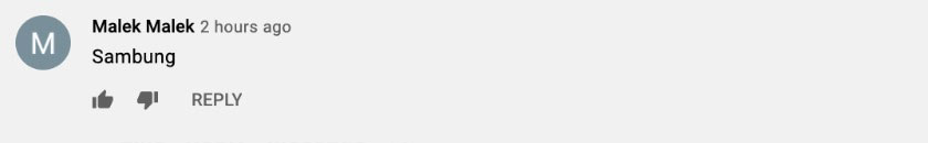 Antara reaksi orang ramai