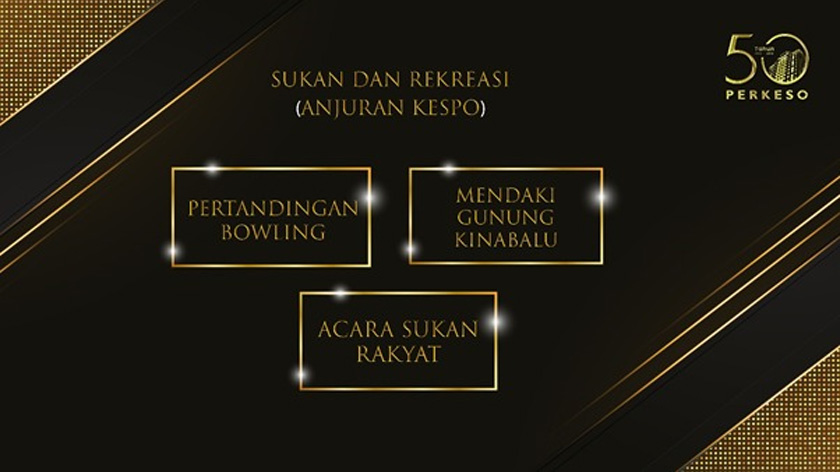 Aktiviti sukan dan rekreasi (Anjuran KESPO). - Gambar Perkeso