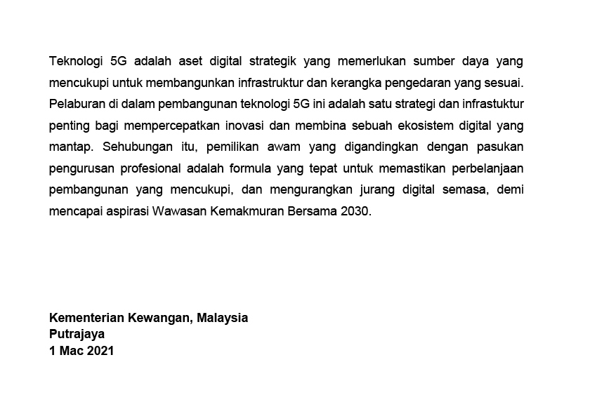 Pelantikan tersebut turut menamakan, Augustus Ralph Marshalls sebagai Ketua Pegawai Eksekutif Digital