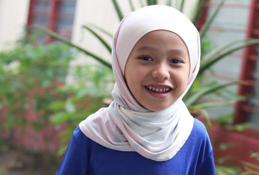 Zahra Amanda, si cilik yang menginspirasikan inisiatif ini.