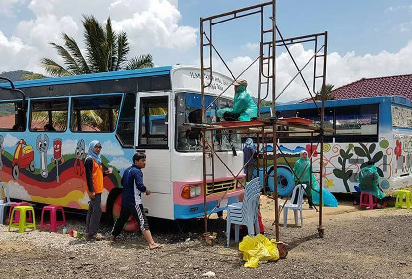 Banyak pihak tampil memberi bantuan menambah baik Pusat Pengajian Taman al-Quran.