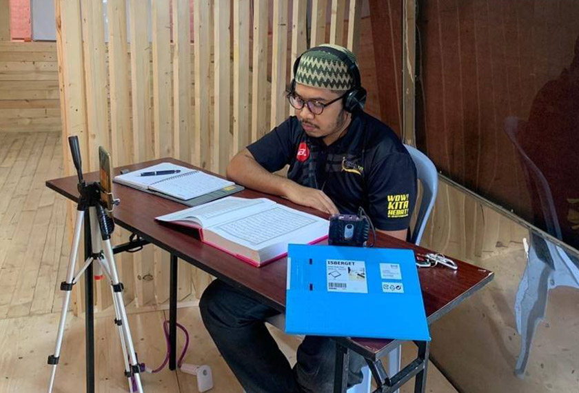 Allif turut menggunakan kaedah pengajaran dan pembelajaran secara dalam talian apabila keadaan memerlukan.