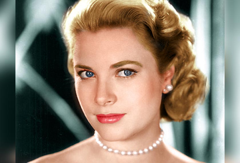 Bahagian mata Grace Kelly dapat markah tertinggi.