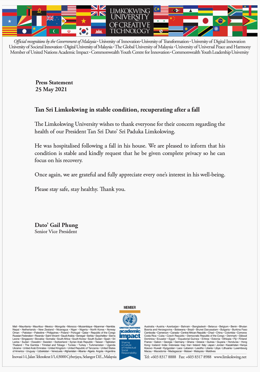 Source : Limkokwing University of Creative Technology