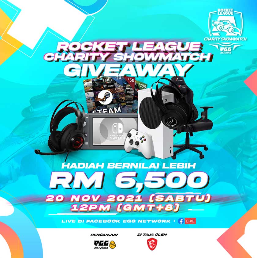 Perlawanan Amal Rocket League All Star
