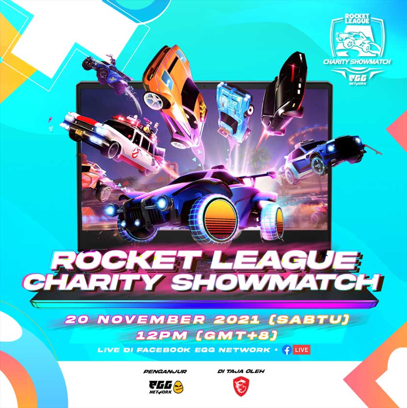 Perlawanan Amal Rocket League All Star.