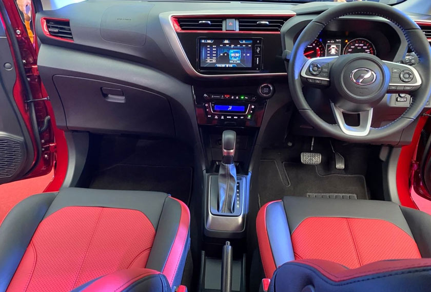 Bahagian dalaman Myvi Baharu dengan skrin lebih besar bersaiz 6.9 inci  - Foto/AstroAWANI