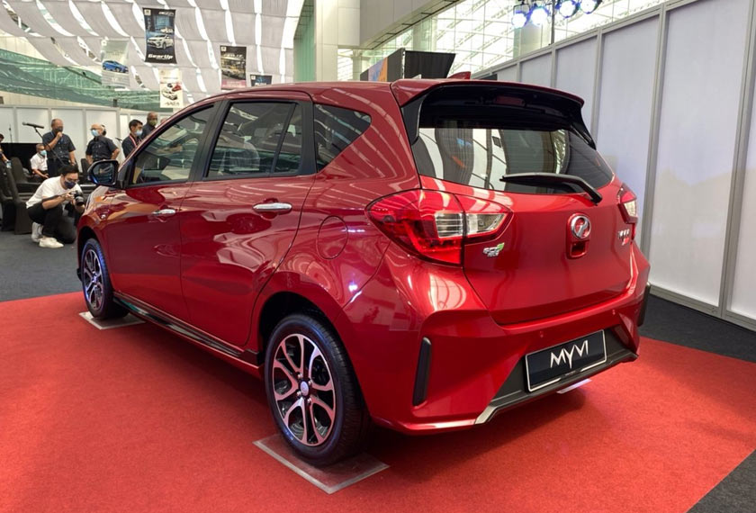 Sisi belakang Myvi Baharu bagi varian 1.5AV - Foto/AstroAWANI