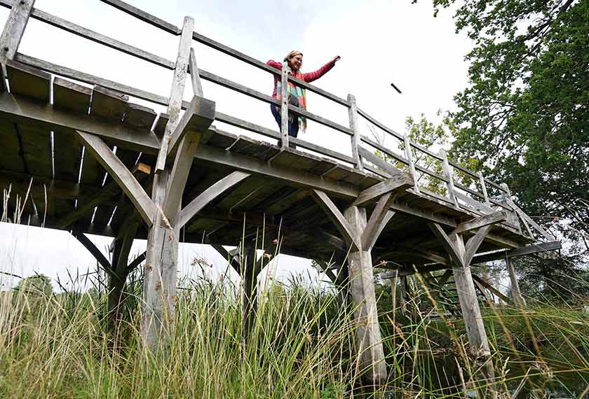 Jambatan tersebut yang asalnya diberi nama Posingford Bridge, dibina pada tahun 1907. - Foto AP