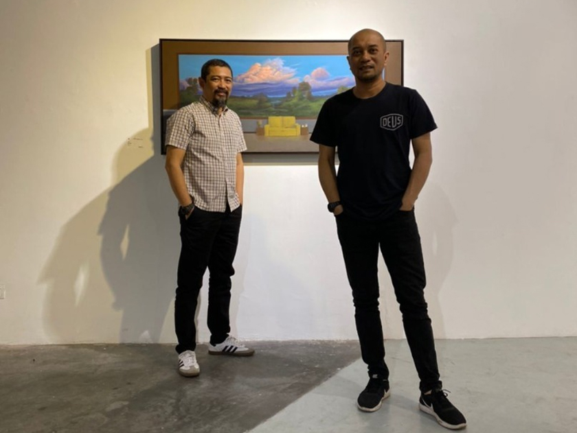 Nizam dan Azrin Mohd, dua tonggak utama yang bertungkus lumus untuk Segaris Art Center. - Gambar ihsan Segaris Art Cente