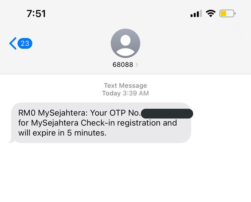siasatan mendapati pihak tidak bertanggungjawab telah menyalahguna ciri berkenaan melalui penggunaan ‘malicious script’, dan menyebabkan aplikasi itu menghantar ‘One-Time Password' (OTP) terhadap telefon pengguna.