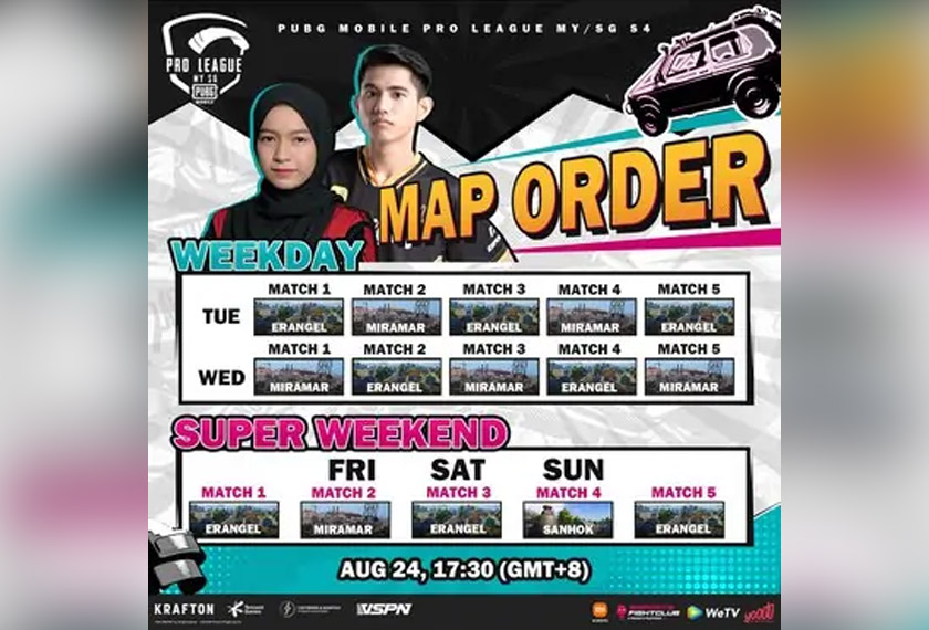 PUBG Mobile Professional League Malaysia Season 4 – Super Weekend 2 and Weekday 3