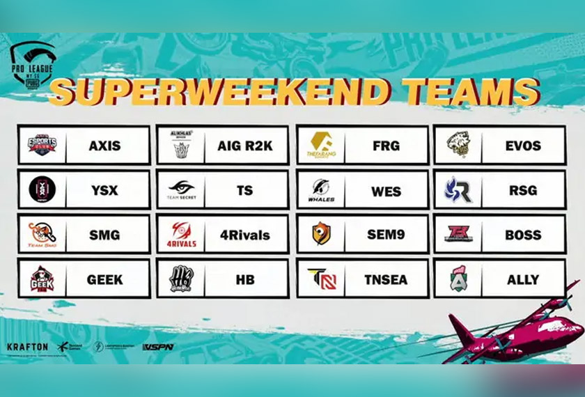 PUBG Mobile Professional League Malaysia Season 4 – Super Weekend 2 and Weekday 3