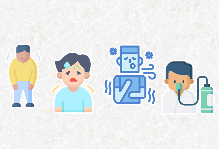 Happy Hypoxia is not easily noticeable as it does not show any warning signs but here's some symptoms of this condition. -Pic via Flaticon