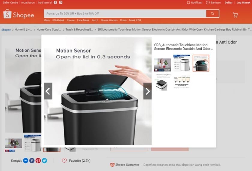 Sensor gerakan ini tidak hanya menjadikan dapur anda kelihatan futuristik, sebaliknya turut memberikan sentuhan gaya elit.