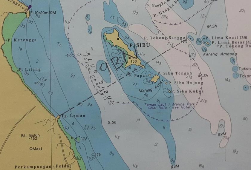Mereka dipercayai hilang semasa melakukan aktiviti latihan selaman di Pulau Tokong Sanggol, di sini sekitar jam 12 tengah hari tadi