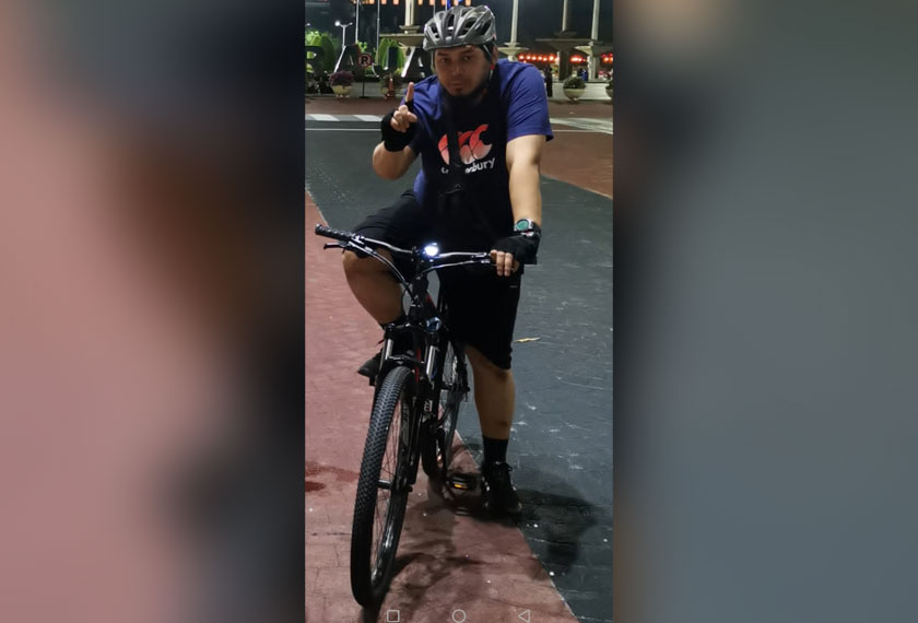 Wan Mohd Hadi seorang yang aktif dalam sukan dan menjalani kehidupan normal seperti insan biasa. Gambar: Astro AWANI