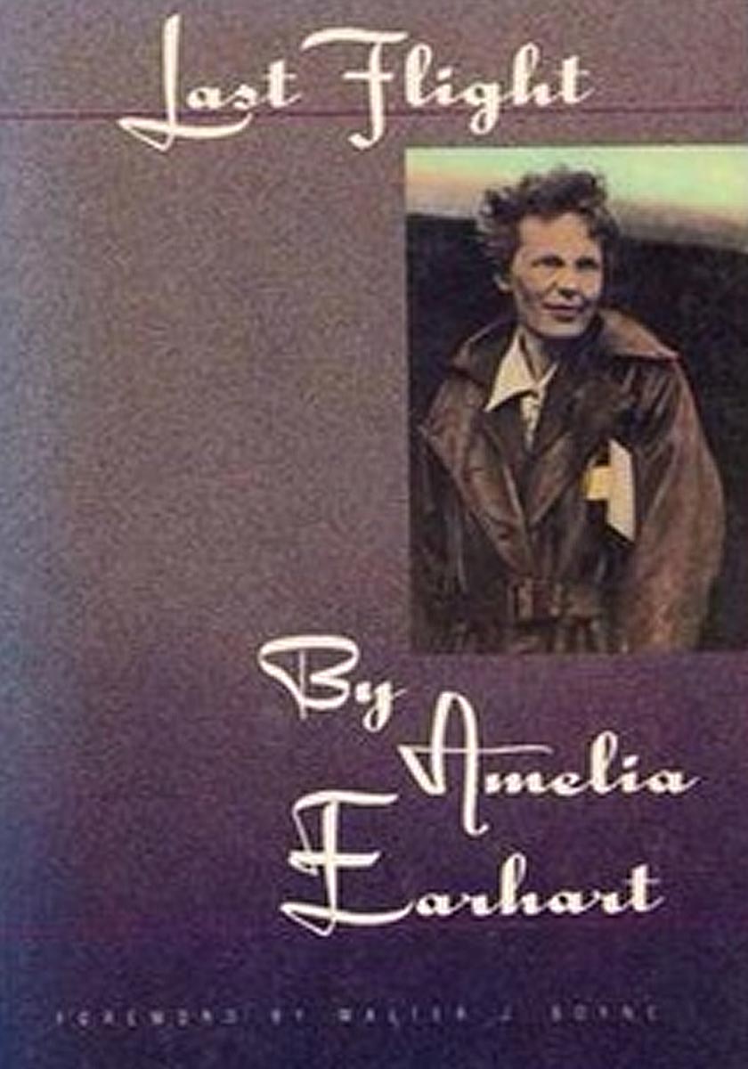 Kulit buku Last Flight By Amelia Earhart.