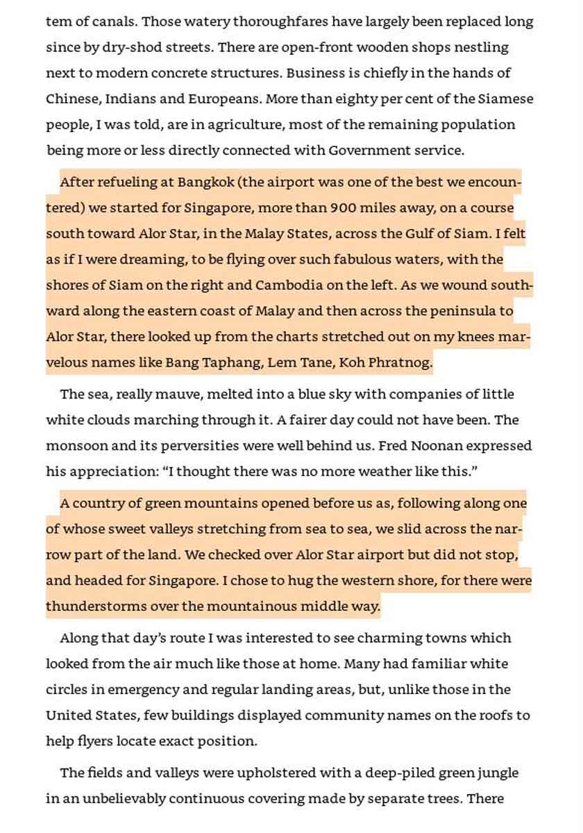 Petikan dari buku Last Flight by Amelia Earhart.