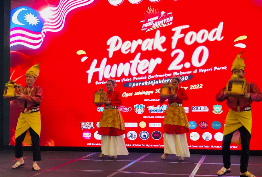 Pelancaran pertandingan Perak Food Hunter 2.0 hari ini. - Foto Astro AWANI
