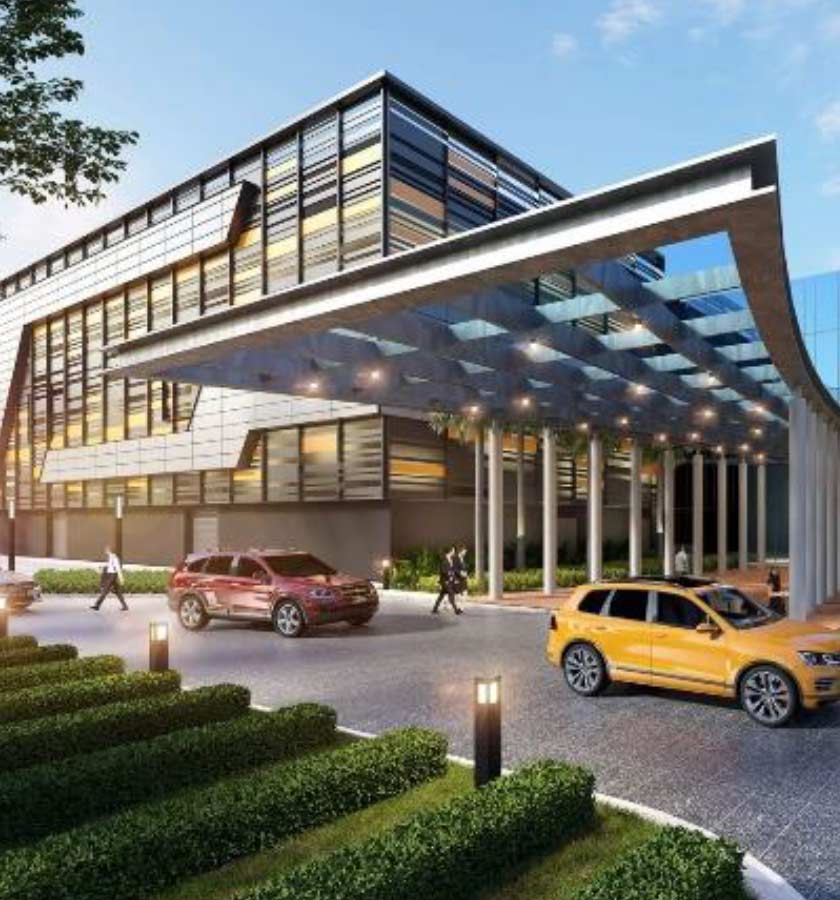 A rendering of the YTL Green Data Center Park - YTL