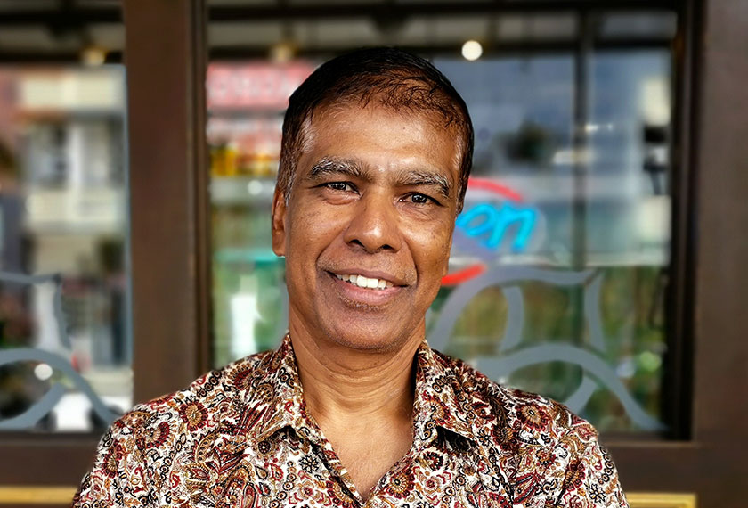 Pendaki Tertua Malaysia ke Gunung Everest, N. Elanghovan, 64, ketika ditemui di Seremban, baru-baru ini. - Foto BERNAMA