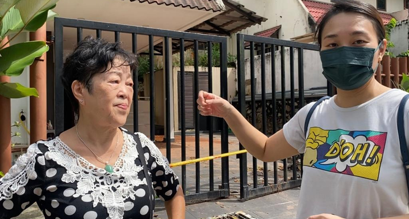 Lai Yow Sun dan anaknya, Yap Chwen Mei antara penduduk terjejas tanah runtuh