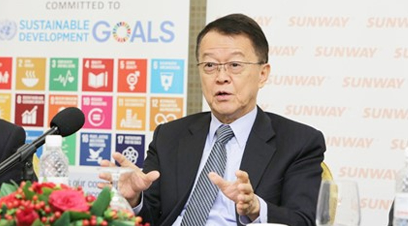 “Matlamat Pembangunan Lestari Pertubuhan Bangsa-Bangsa Bersatu (UN-SDGs) bukan sahaja untuk kerajaan tetapi ia juga adalah tanggungjawab semua orang,” kata Pengasas dan pengerusi kumpulan Sunway Tan Sri Dato’ Seri Dr. Jeffrey Cheah.