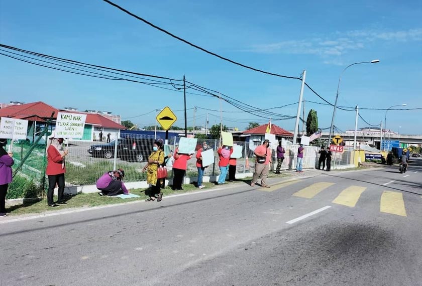 Foto: Facebook Jaringan Pekerja Kontrak Kerajaan - JPKK
