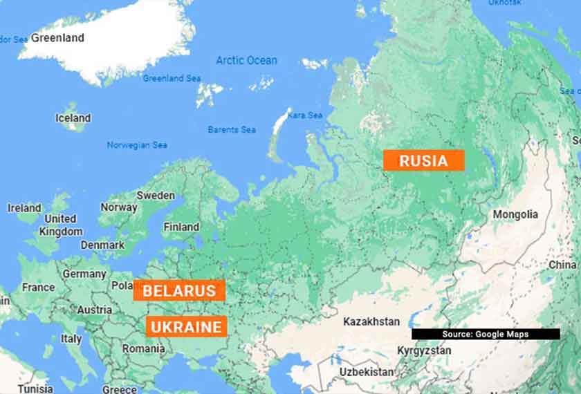 Konflik dan ancaman perang oleh Rusia ke atas Ukraine turut membimbangkan mereka yang berada di wilayah lain di Rusia yang letaknya berhampiran dengan Ukraine. - Gambar Reuters 