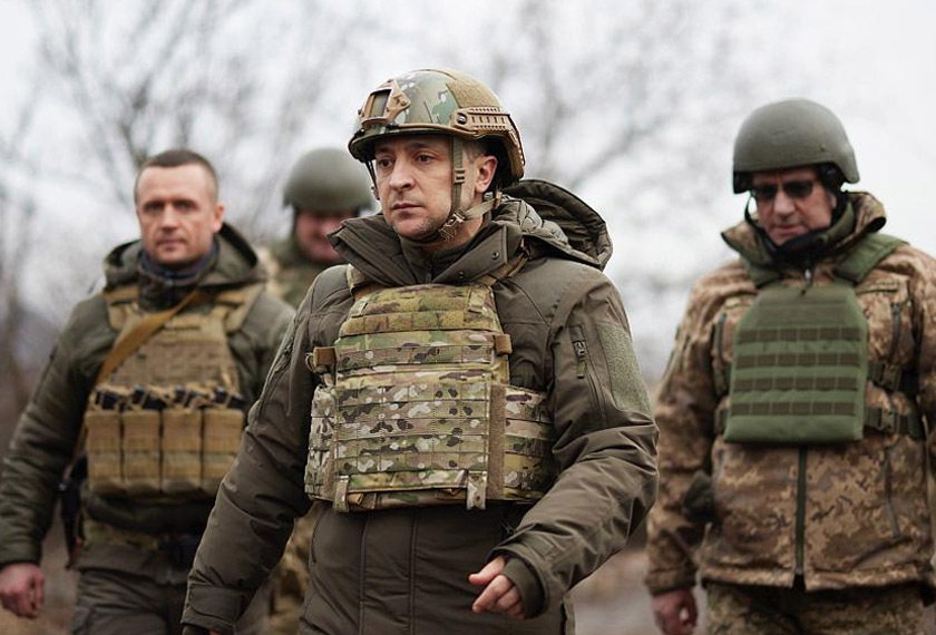 Presiden Ukraine, Volodymyr Zelenskyy menjadi pemangkin semangat rakyat Ukraine untuk menentang serangan tentera Rusia di negara itu. Gambar: Rakyat Ukraine