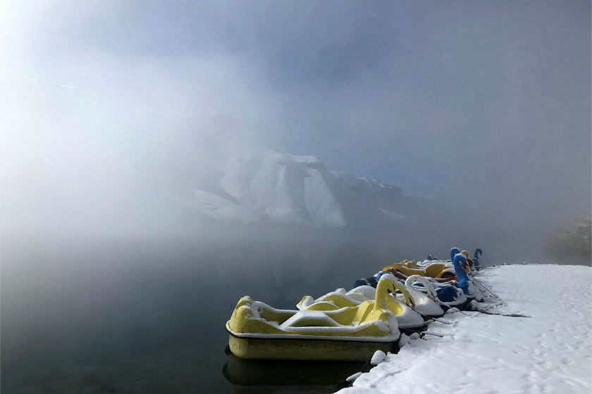 General view of Band-e Amir National Park in Bamiyan, Afghanistan, December 23, 2021. Picture taken December 23, 2021. REUTERS/Ali Khara