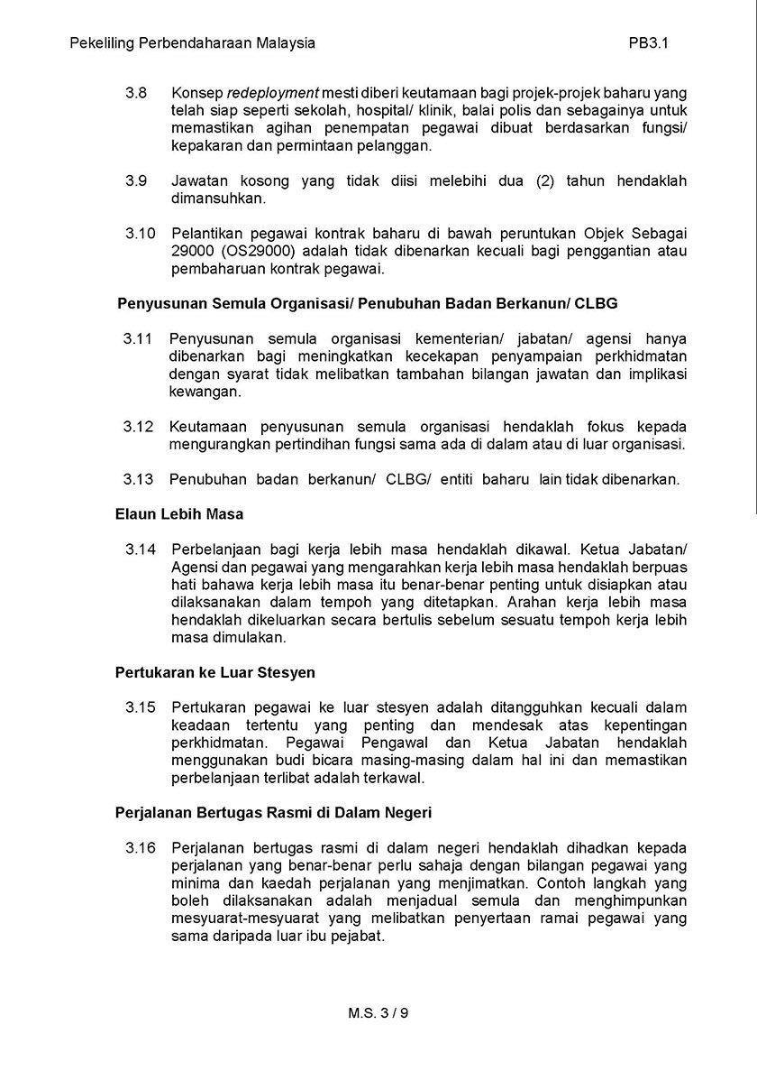 Pekeliling Perbendaharaan Malaysia