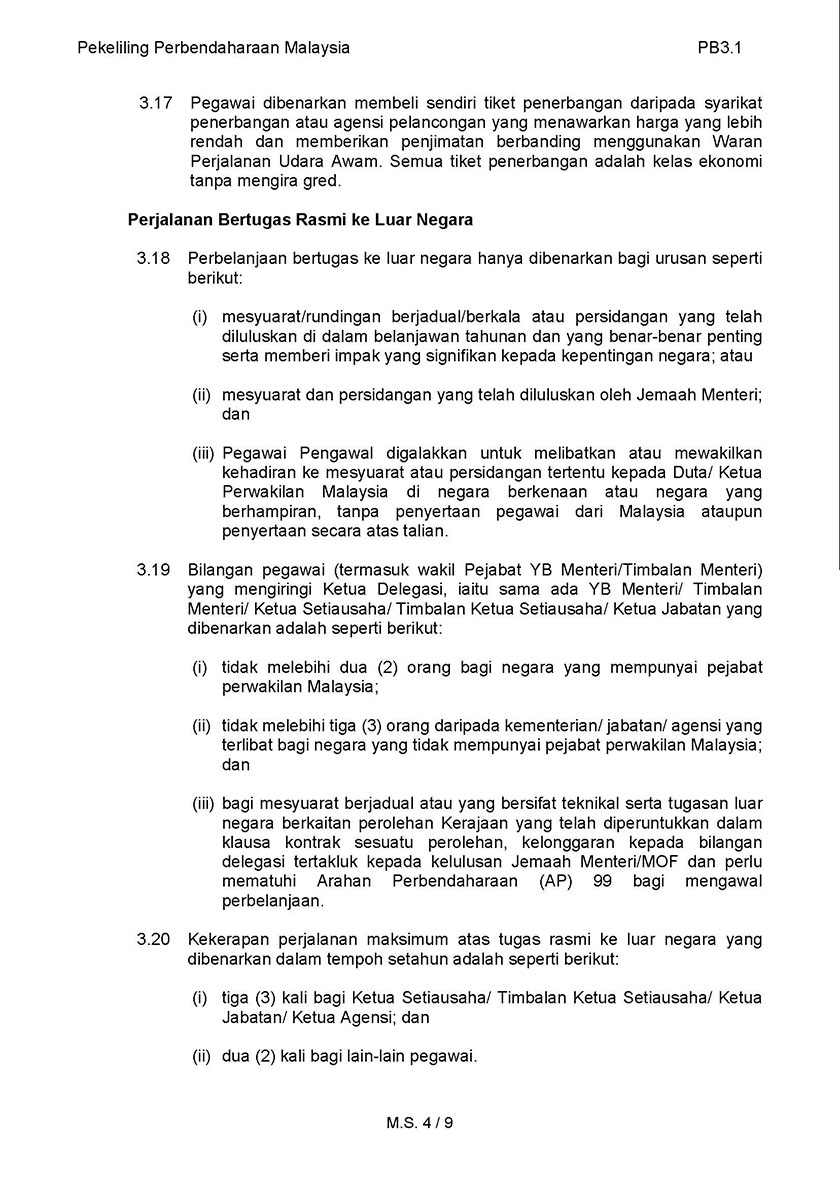 Pekeliling Perbendaharaan Malaysia