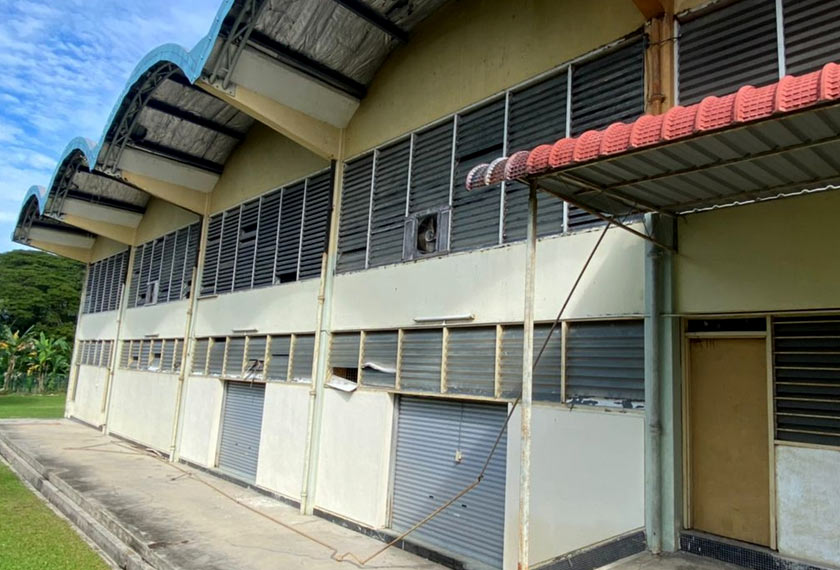Antara bangunan sekolah yang uzur dan akan dibaiki. - Foto EXTIPA